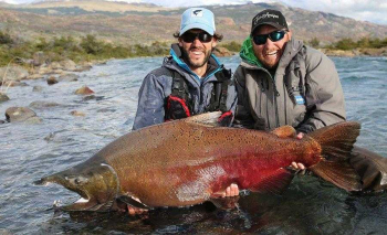 Ловля чавычи в Аргентине