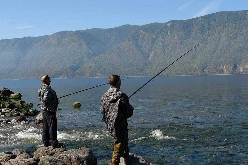 Рыбалка на реке Катунь горный Алтай