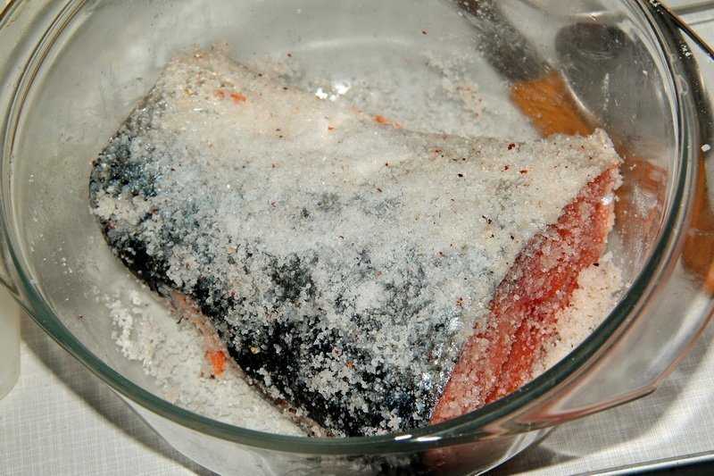 Сколько нужно соли для засолки рыбы красной