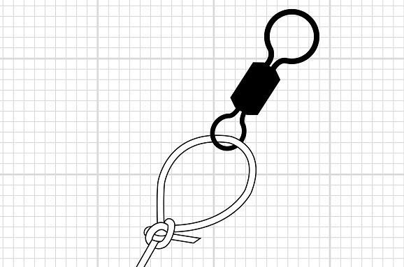 6. Вот и получилась идеально круглая петля, благодаря которой оснастка станет более подвижной.